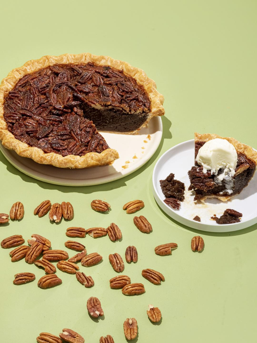 Maple and Molasses Pecan Pie