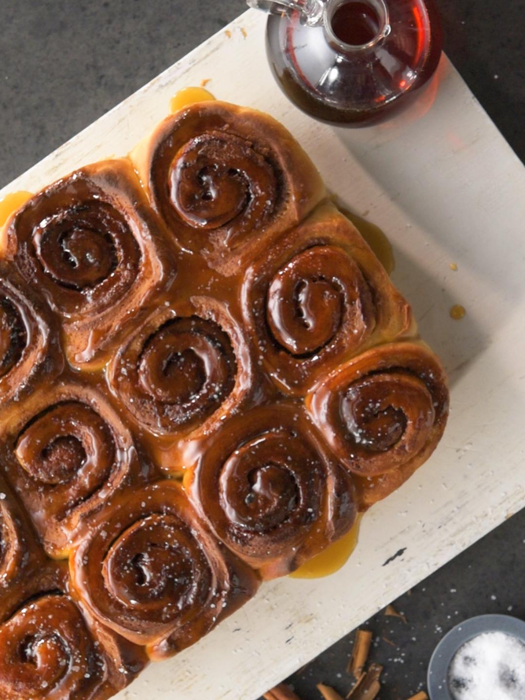 Cinnamon and Maple Rolls