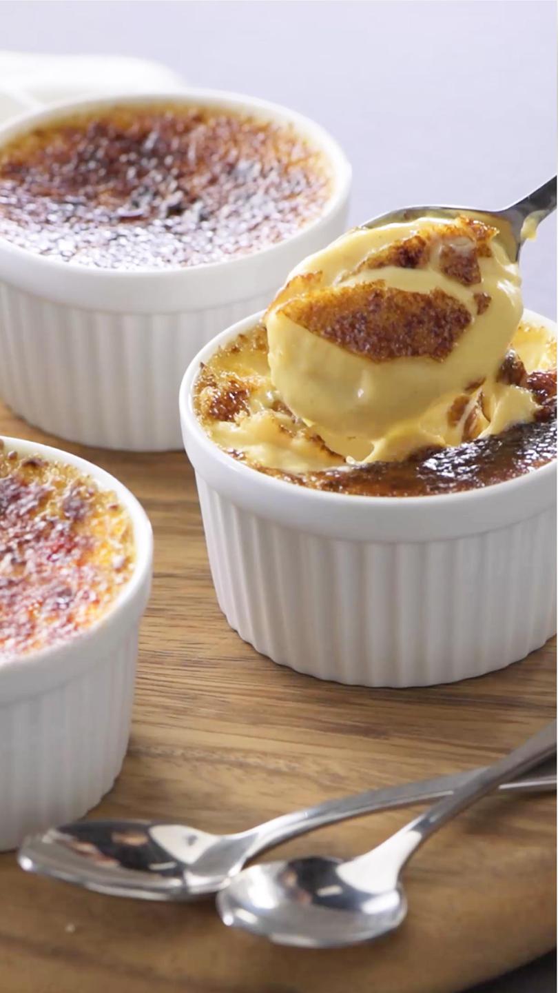 Orange and Vanilla Crème Brûlée